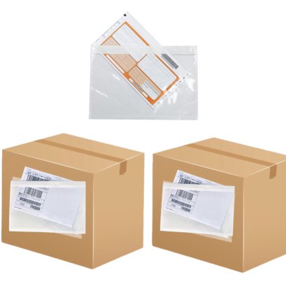 ซองไปรษณีย์หน้าใสหลังกาว (Packing List)