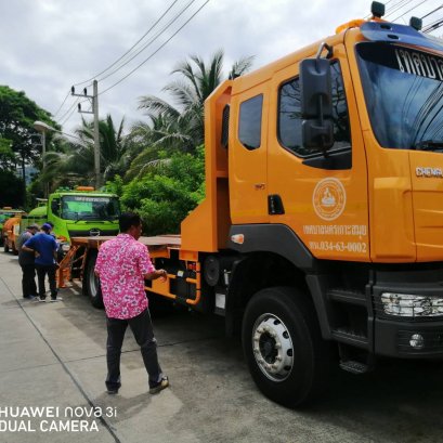 รถบรรทุกท้ายลาด เทศบาลนครเกาะสมุย