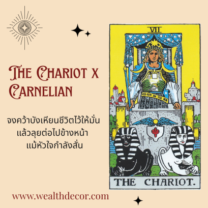 The Chariot x Carnelian