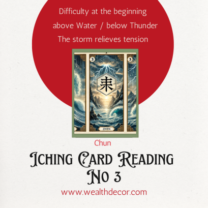 ไพ่อี้จิงใบที่ 3 ความยากลำบากในตอนต้น