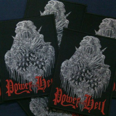 POWER FROM HELL'S/T' Woven Patch