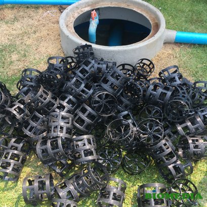 ลูกมีเดียสำหรับระบบบำบัดน้ำเสีย