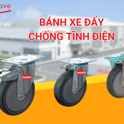 Vai trò quan trọng của bánh xe chống tĩnh điện trong nhà máy sản xuất sơn
