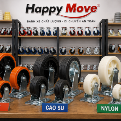 Cách chọn bánh xe công nghiệp có tuổi thọ trên 5 năm giúp giảm chi phí và tăng hiệu quả hoạt động.