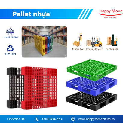 Pallet Nhựa Là Gì? Phân Loại Pallet Nhựa