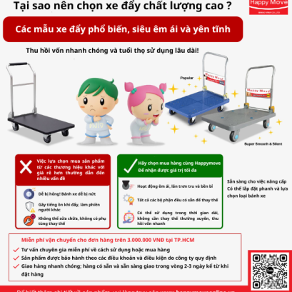 Tại sao bạn nên chọn xe đẩy chất lượng cao?