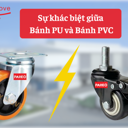 Sự khác biệt giữa bánh xe PU và bánh xe PVC