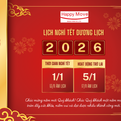 BINGO VINA THÔNG BÁO LỊCH NGHỈ TẾT DƯƠNG LỊCH 2026