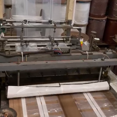 การปรับตั้งมีดตัดถุงพลาสติกในเครื่องตัดแบบ PE