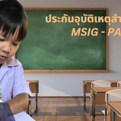 ประกันอุบัติเหตุสำหรับเด็ก MSIG-PA เบา เบา