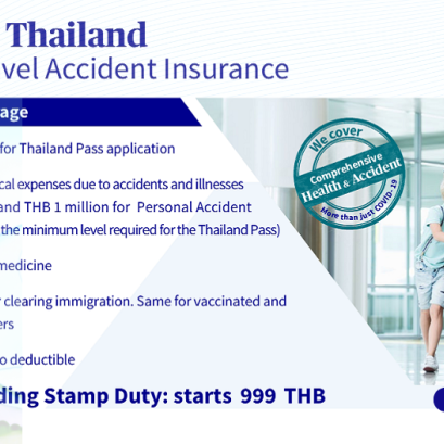 Sawasdee Thailand Inbound Travel Accident Insurance Including Covid-19