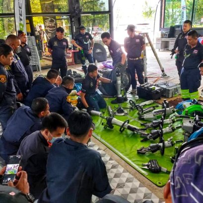 ประมวลภาพบรรยากาศการฝึก  Heavy Rescue Thailand 