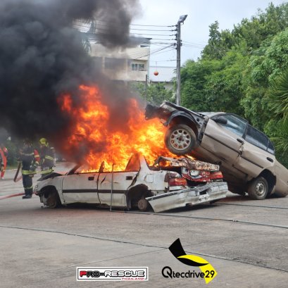 ประมวลภาพงานฝึกอบรม Electric Vehicle Fire EV ณ เทศบาลตำบลวิชิต จ.ภูเก็ต