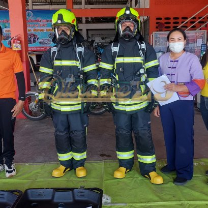 ผลงานของเราส่งมอบชุดดับเพลิงTEXPORT