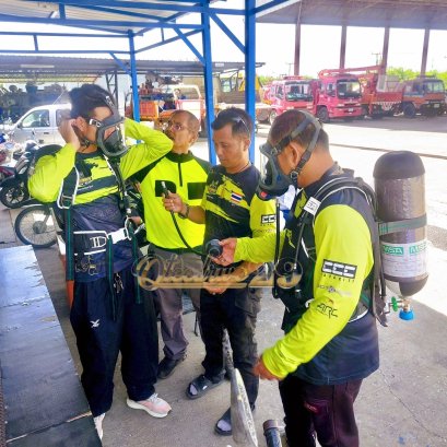 ผลงานการส่งมอบQTECDRIVE29-ชุดเครื่องช่วยหายใจแบบสะพายหลัง (SCBA) 