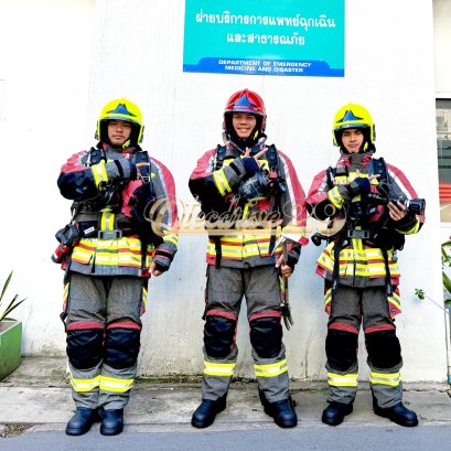 ผลงานการส่งมอบวันนี้ ชุดดับเพลิงครบชุดพร้อมอุปกรณ์ดับเพลิงอื่นๆ