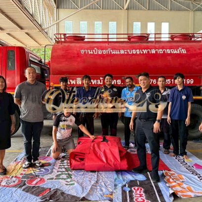 ผลงานการส่งมอบ QTECDRIVE29 เบาะลมนิรภัย รองรับการโดดจากที่สูงพร้อมอุปกรณ์️