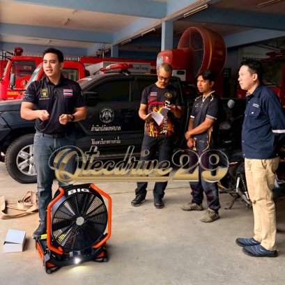 ผลงานการส่งมอบ Qtecdrive29 "พัดลมระบายควัน (PPV)"