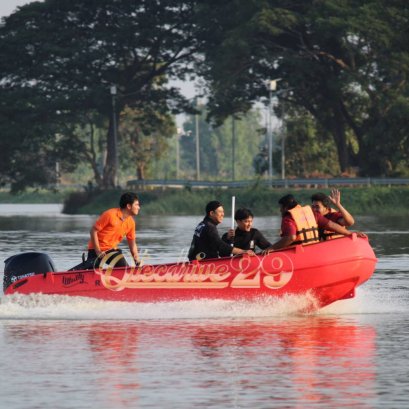 ผลงานการส่งมอบ เรือกู้ภัยชนิดท้องวี (Rescue Boat) 