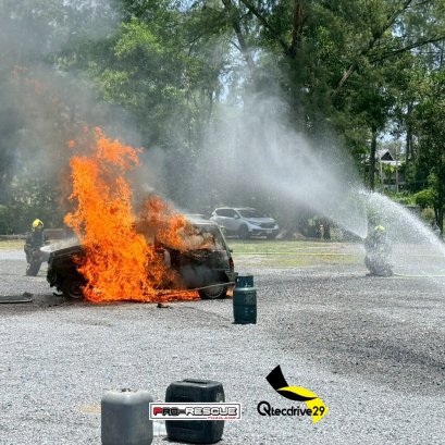 ประมวลภาพงานฝึกอบรม Electric Vehicle Fire EV ณ องค์การบริหารส่วนตำบลเชิงทะเล จ.ภูเก็ต