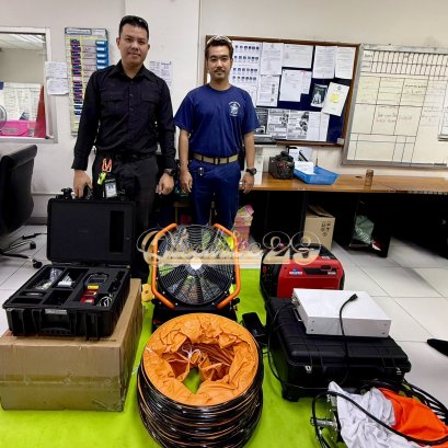 ผลงานการส่งมอบ  QTECDRIVE29 ภารกิจด้านสาธารณภัย สำหรับการป้องกันและระงับอัคคีภัย