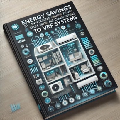 การประหยัดพลังงานโดยการเปลี่ยนระบบปรับอากาศแบบแยกส่วนเป็นระบบ VRF (Variable Refrigerant Flow)