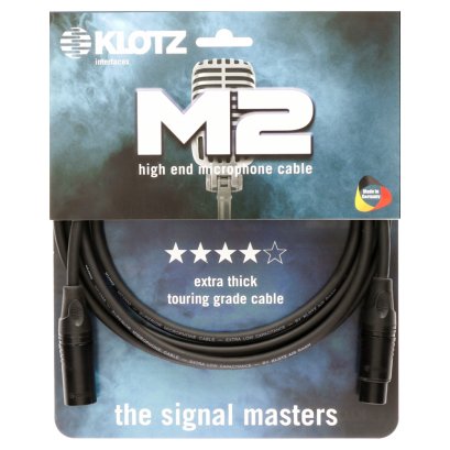 Klotz Cable M2 Microphone Cable With Extra Thick Outer Jacket And XLR By KLOTZ 5m
