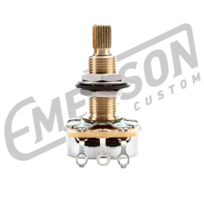 Emerson Custom Pro CTS Potentiometer - 250k Short Split Shaft Blender