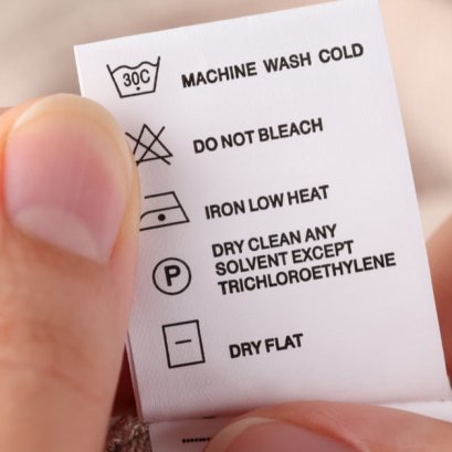 care labels laundry symbol