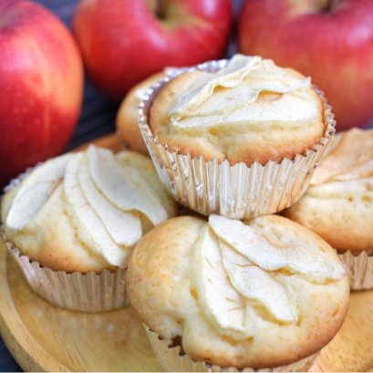 สอนทำ แอปเปิ้ลคัพเค้ก