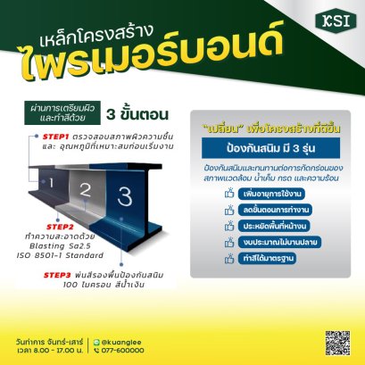 เหล็กโครงสร้าง 'ไพรเมอร์บอนด์' คืออะไร? และดีอย่างไรกันนะ?