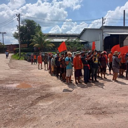 Fire evacuation training at Tipmetha factory 