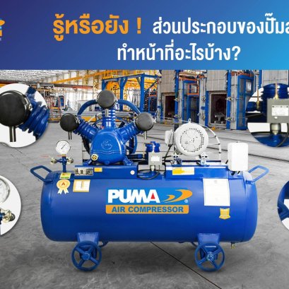 ส่วนประกอบของปั๊มลมทำหน้าที่อะไรบ้าง 