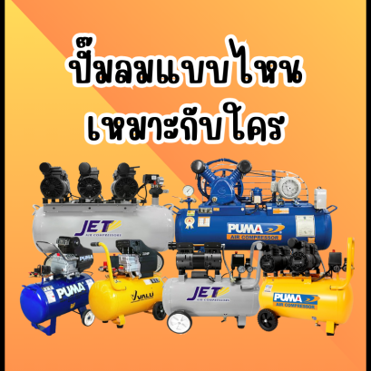 ปั๊มลมแบบไหนเหมาะกับใคร