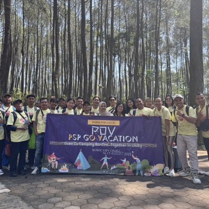 Outing PT PSP 2025 di Cikole: Kebersamaan, Team Building, dan Semangat Merah Putih