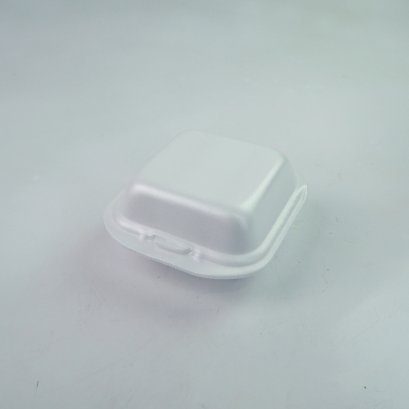 กล่องโฟม SB108 กล่องแฮม 11.5x11.5x2.9cm.