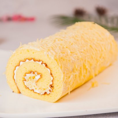 Double Cheese Roll Cake