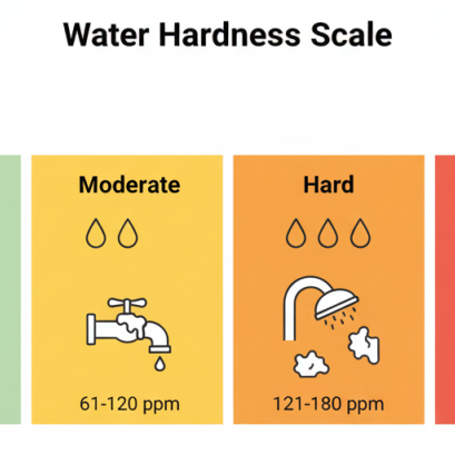 Understanding Water Hardness: The Hidden Problem in Your Pipes - Cover calcium/magnesium issues and scaling