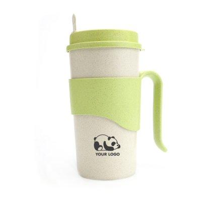(ECO-T-09)-450 ml กระบอกน้ำฟางข้าวสาลี