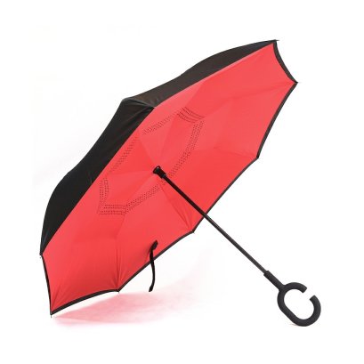ร่มกลับด้าน  24 นิ้ว Black-Red