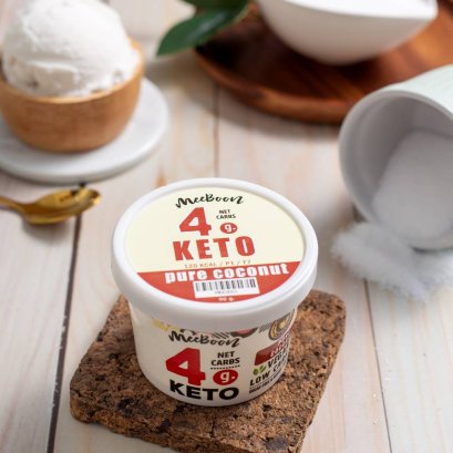 Keto pure coconut ice cream