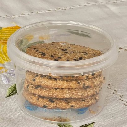 Keto Sesame Cookies(Low-Carb / No Sugar)