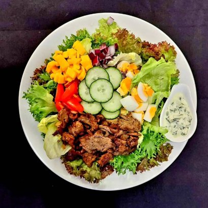 Beef(mixed with lamb) Kebab Salad