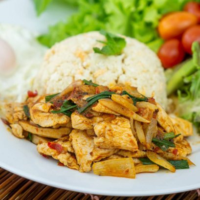 Keto Stir Fried with Sweet Chili Paste