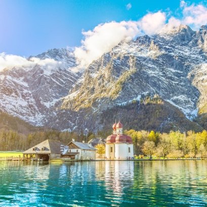 เคอนิชส์เซ Konigssee ทะเลสาบแห่งแคว้นบาวาเรีย bavaria เยอรมนี