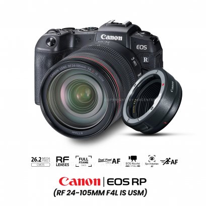 Canon EOS RP kit 24-105 mm.