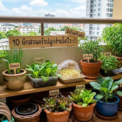 ผักสวนครัวปลูกง่ายๆ