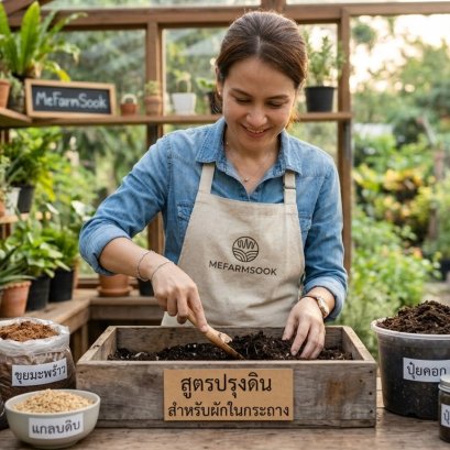 วิธีปรุงดินปลูกผัก