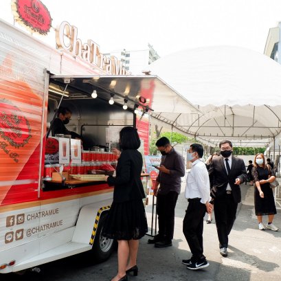 งานสนับสนุนเครื่องดื่ม วัดพระศรีมหาธาตุ บางเขน