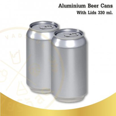 กระป๋องอลูมิเนียม 330 มล. Full Aperture Aluminium Disposable Beverage/Beer Cans With Lids